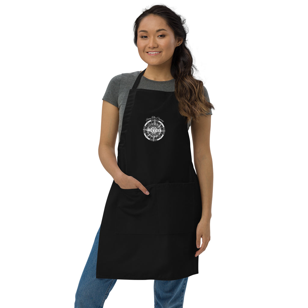 Belleair Coffee Company Embroidered Apron